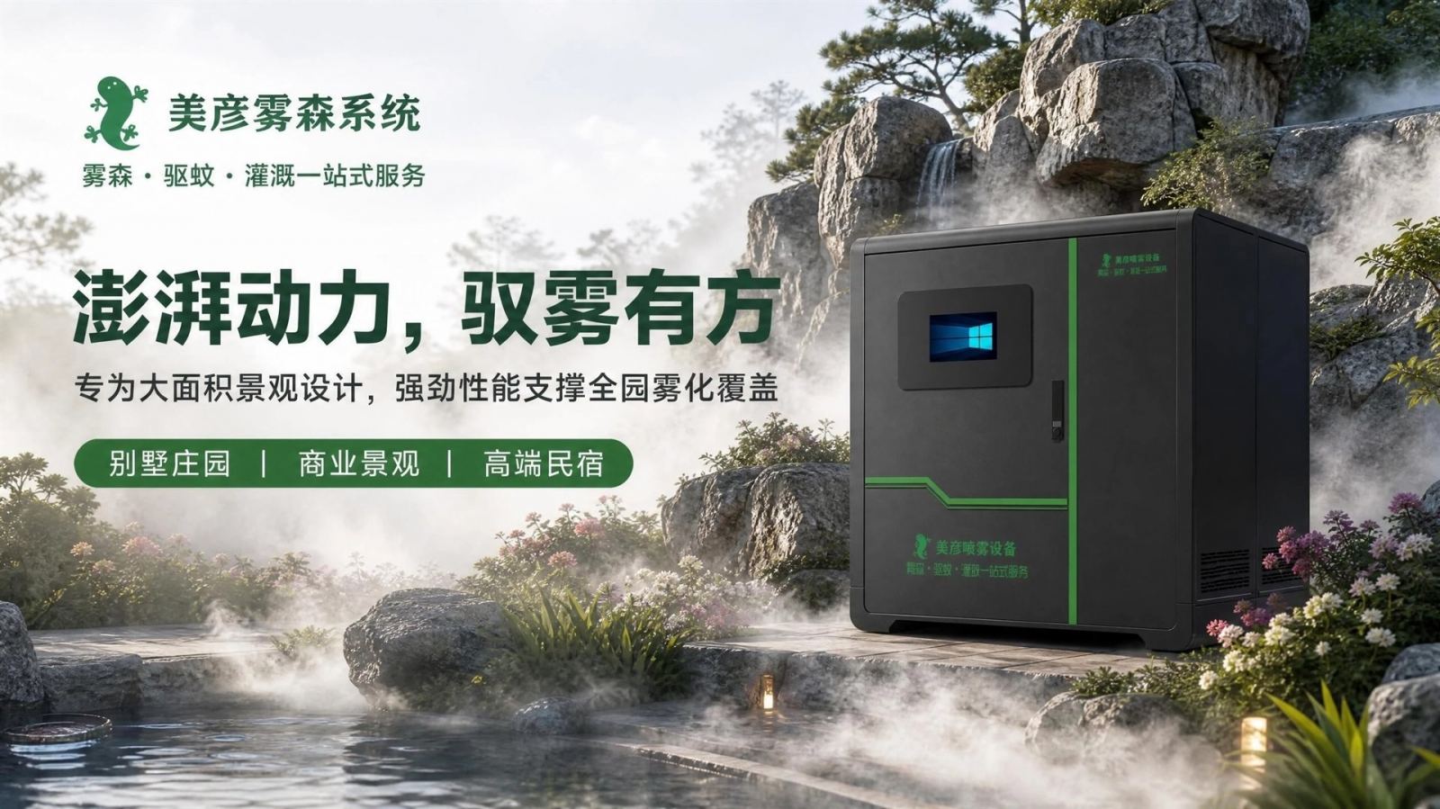 玉树雾森景观冷雾机